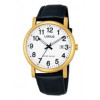Horlogeband Lorus VJ32-X246 / RG836CX9 / RHG007X Leder Zwart 20mm