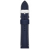 Horlogeband Fossil S221255 Leder Blauw 22mm