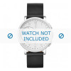 Horlogeband Skagen SKT1101 Leder Zwart 20mm
