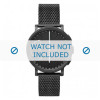 Horlogeband Skagen SKT1109 Mesh/Milanees Zwart 20mm