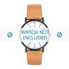 Horlogeband Skagen SKW6352 Leder Beige 20mm