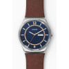 Horlogeband Skagen SKW6785 Leder Bruin 28mm