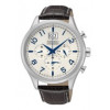 Horlogeband Seiko SPC155P1 / 7T04-0AE0 / L07H01DJ0 Leder Donkerbruin 20mm