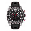Horlogeband Tissot T0794272605700A / T610034296 Leder Zwart 23mm
