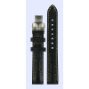 Horlogeband Tissot T600027412 Leder Zwart 15mm