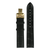 Horlogeband Tissot T0064283605200A / T600030616 / T600.510191 / Le Locle Leder Zwart 19mm
