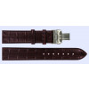 Horlogeband Tissot T063.637.16.037.00 / T610031949 / T600031946 Leder Donkerbruin 20mm