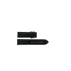 Horlogeband Tissot T0064073612600 / T610037745 / XS Leder Zwart 19mm