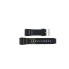 Horlogeband Universeel XH10 Kunststof/Plastic Zwart 22mm
