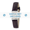 Horlogeband Armani AR0205 Leder Bruin 14mm