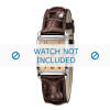 Horlogeband Armani AR0404 Leder Bruin 18mm
