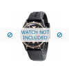 Horlogeband Armani AR0584 / AR0595 Rubber Zwart 23mm