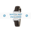 Armani horlogeband AR0260 Leder Bruin 14mm