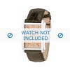 Horlogeband Armani AR4205 Leder Donkerbruin 26mm
