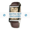 Horlogeband Armani AR0152 Leder Bruin 23mm