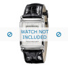 Horlogeband Armani AR0432 Leder Zwart 26mm