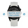 Horlogeband Armani AR6112 Rubber Wit 23mm