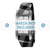 Horlogeband Burberry BU1077 / BU1079 Leder/Kunststof Multicolor 18mm