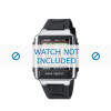 Horlogeband Casio WV-59E-1AVEF / WV-59E-1A Kunststof/Plastic Zwart 20mm