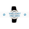 Horlogeband Dolce & Gabbana DW0034 Leder Zwart 22mm