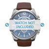Horlogeband Diesel DZ4281 Leder Bruin 26mm