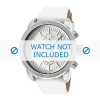 Horlogeband Diesel DZ5330 Leder Wit 22mm