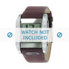 Diesel horlogeband DZ7078 Leder Bruin 27mm