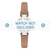 Horlogeband DKNY NY2297 Leder Bruin 8mm