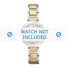 DKNY horlogeband NY2401 Staal Goud 12mm