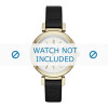 Horlogeband DKNY NY2587 Leder Zwart 12mm