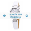 Horlogeband DKNY NY8834 Leder Wit 8mm
