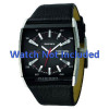 Horlogeband Diesel DZ1253 Leder Zwart 34mm