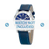 Horlogeband Festina F16243-7 Leder Blauw 21mm