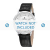 Horlogeband Festina F6806-1 Croco leder Zwart 20mm