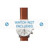 Horlogeband Fossil BQ2006 Leder Cognac 20mm
