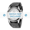 Horlogeband Fossil CH2598 Leder Zwart 22mm