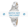 Horlogeband Fossil ES3267 Onderliggend Leder Wit 8mm
