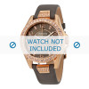 Horlogeband Fossil ES3888 Leder Bruin 18mm