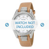Horlogeband Fossil ES3889 Leder Roze 18mm