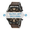 Horlogeband Fossil JR1487 / 25XXXX Leder Bruin 24mm