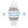 Horlogeband Guess W0351L1 Leder Wit 18mm