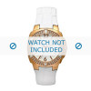 Guess horlogeband W11558L1 Leder Wit
