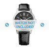 Horlogeband Hugo Boss HB-202-1-14-2580 / HB1512911 Croco leder Zwart 22mm