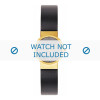 Horlogeband Jacob Jensen 414 / 410 Rubber Zwart 17mm