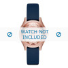 Horlogeband Karl Lagerfeld KL1632 Leder Blauw 16mm