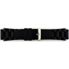 Horlogeband Universeel SL101 Silicoon Zwart 20mm