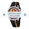 Horlogeband Lotus 15881-4 Rubber Zwart 22mm