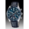 Horlogeband Lotus 18915/2 Leder Blauw