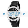 Horlogeband Lotus L15681-3 Leder Zwart 21mm