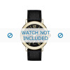 Horlogeband Marc by Marc Jacobs MJ1471 Leder Zwart 14mm